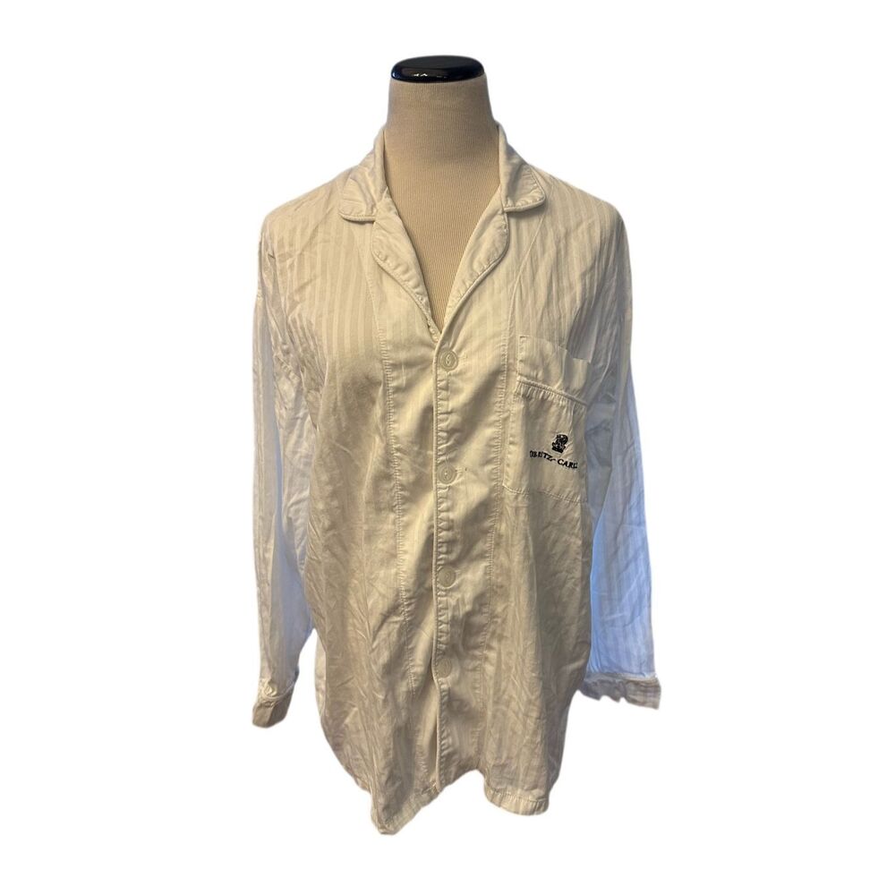 The Ritz Carlton Button Down Pajama Top Sz M